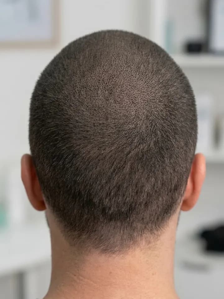 Risultato tricopigmentazione effetto densità - Dopo